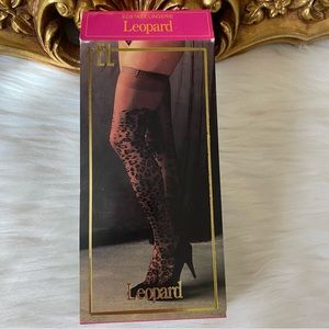 Vintage Ecstasy Lingerie Leopard Stockings